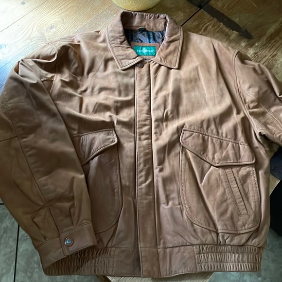 Hunt Club Jackets & Coats Mens Leather Bomber Coat Poshmark